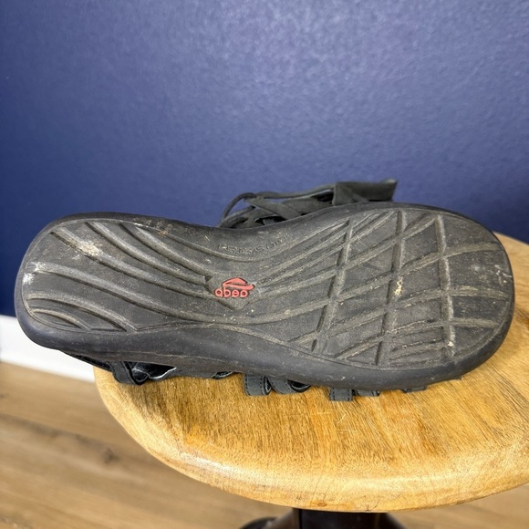 ABEO B.I.O.system "Brigita" Neutral Lace-up Sandals, Size 10 - Picture 10 of 10